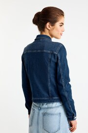 Dark Blue Wash Denim Jacket - Image 3 of 7