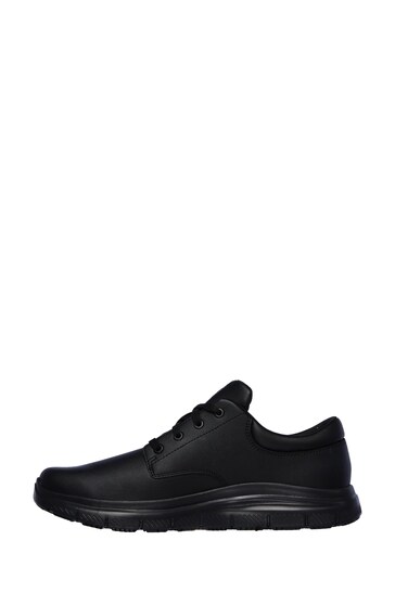 Buy Skechers Black Flex Advantage Fourche Slip Resistant Work Mens Shoes  from the Next UK online shop