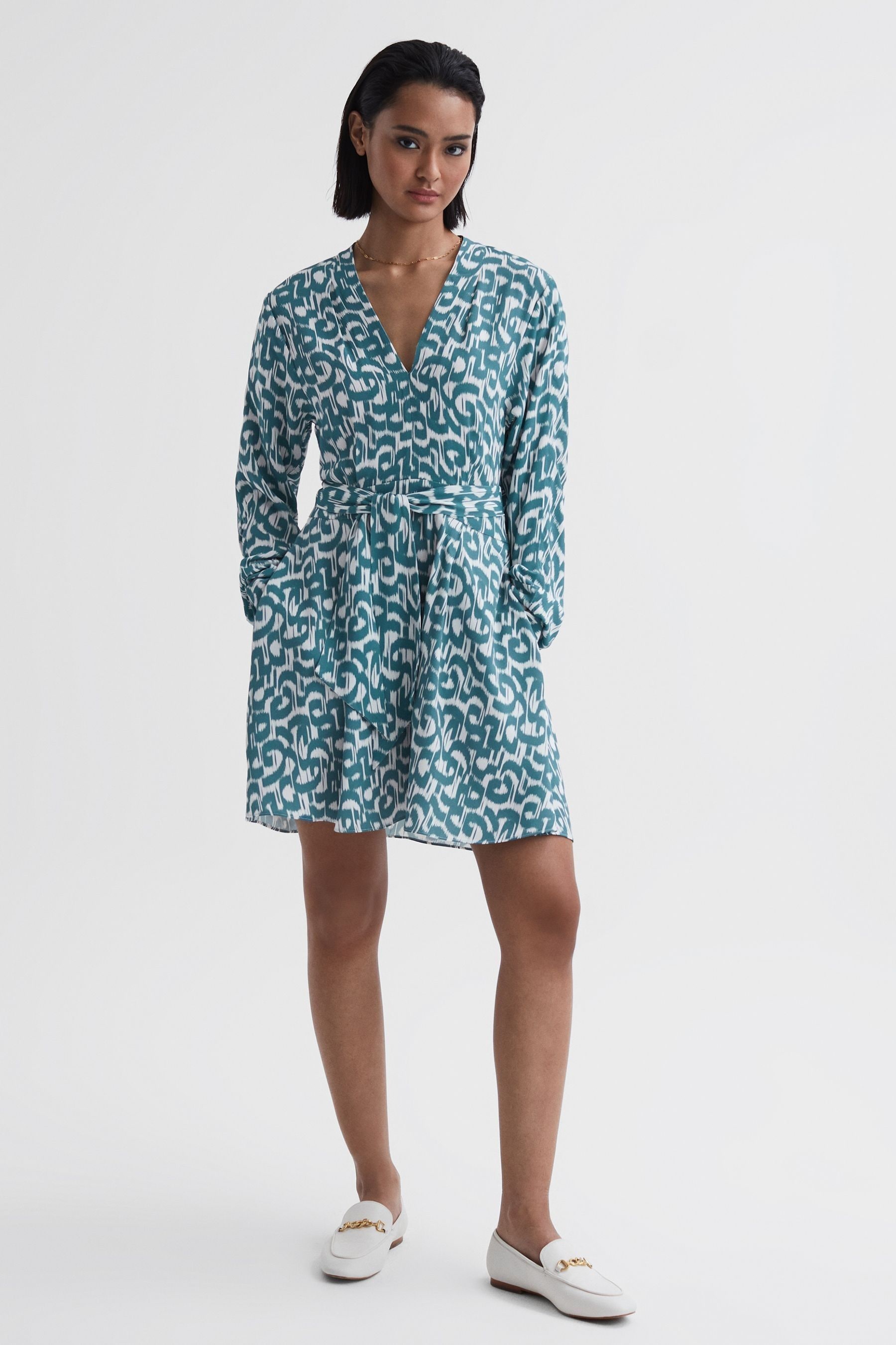 Savilla mini wrap dress sales