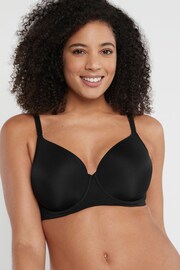 Black/White/Nude DD+ Pad Full Cup Smoothing T-Shirt Bras 3 Pack - Image 2 of 10