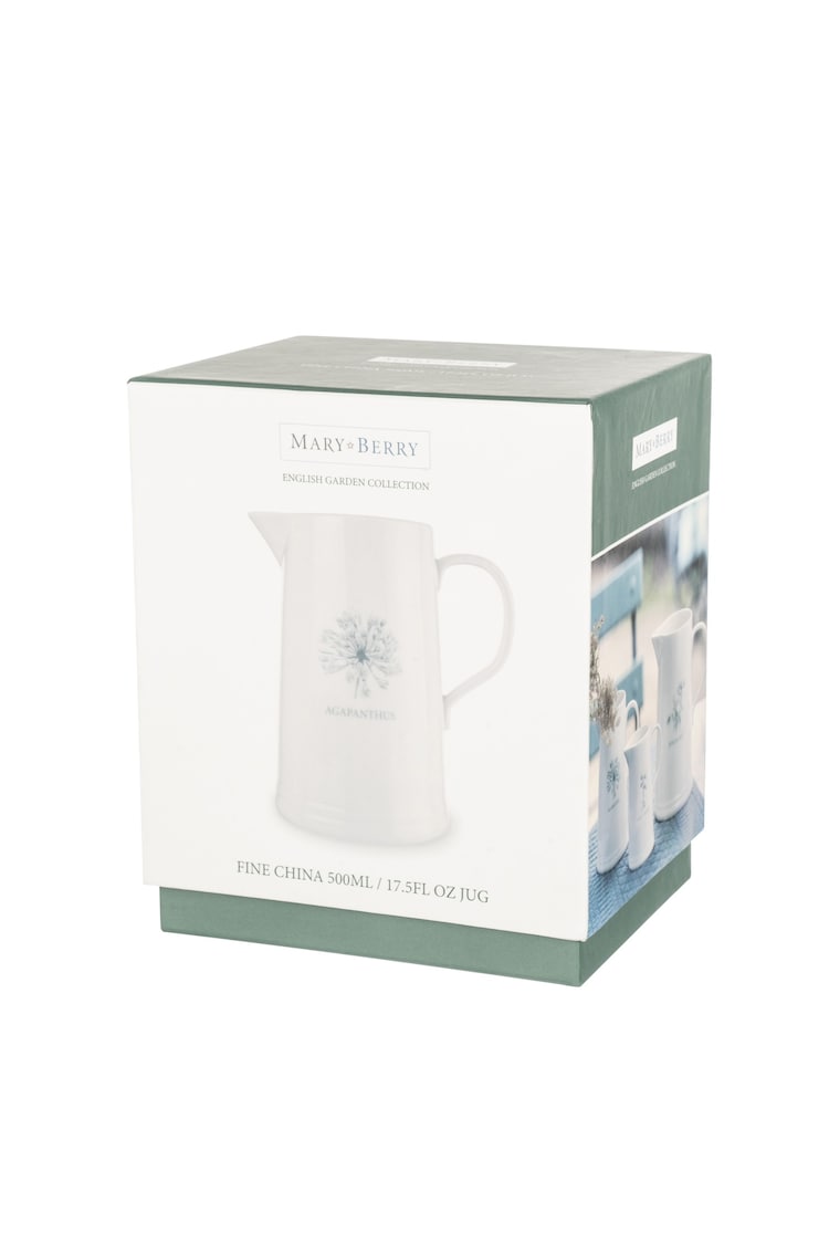 Mary Berry White Garden Agapanthus Medium Jug - Image 4 of 4