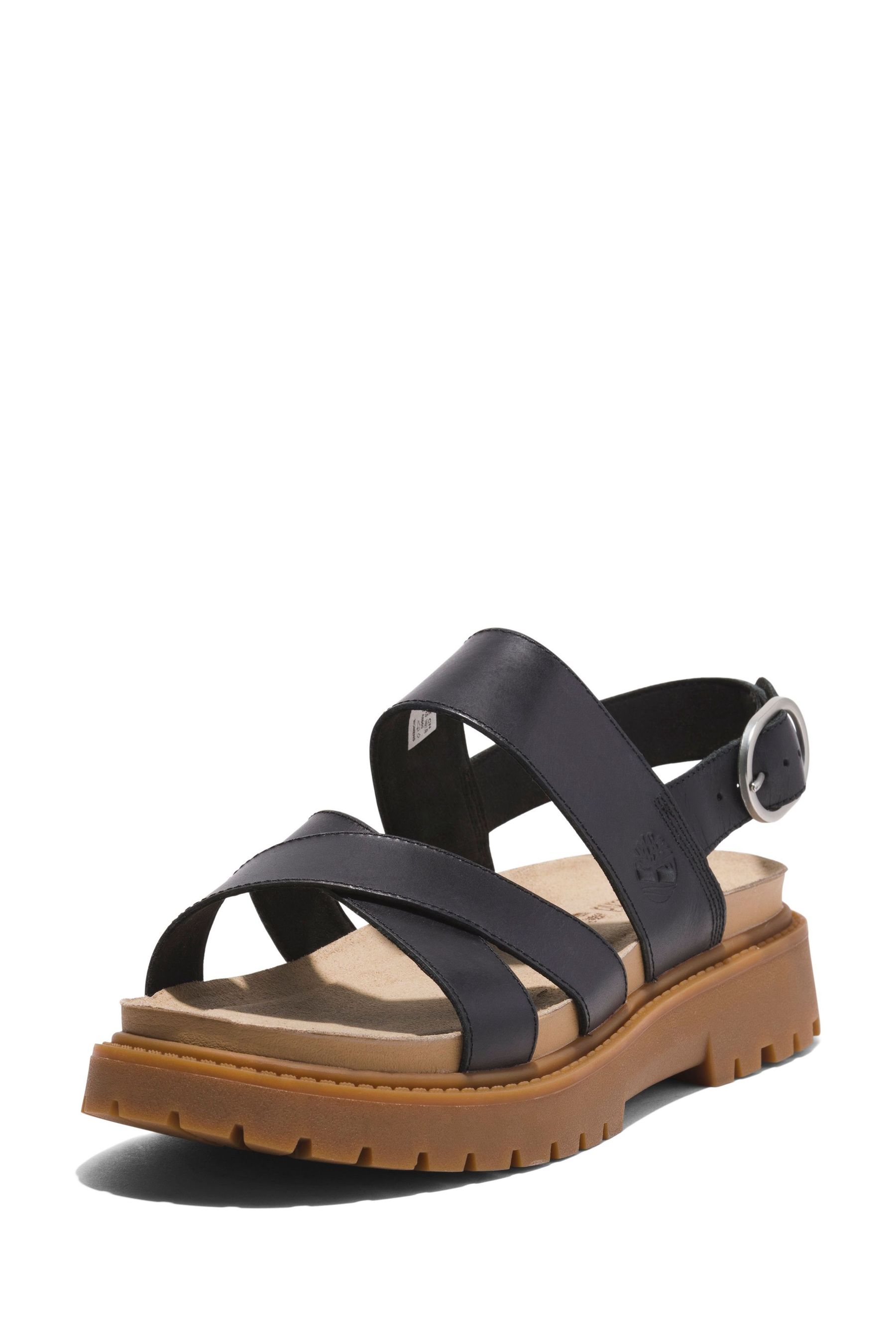 Timberland sandals black clearance