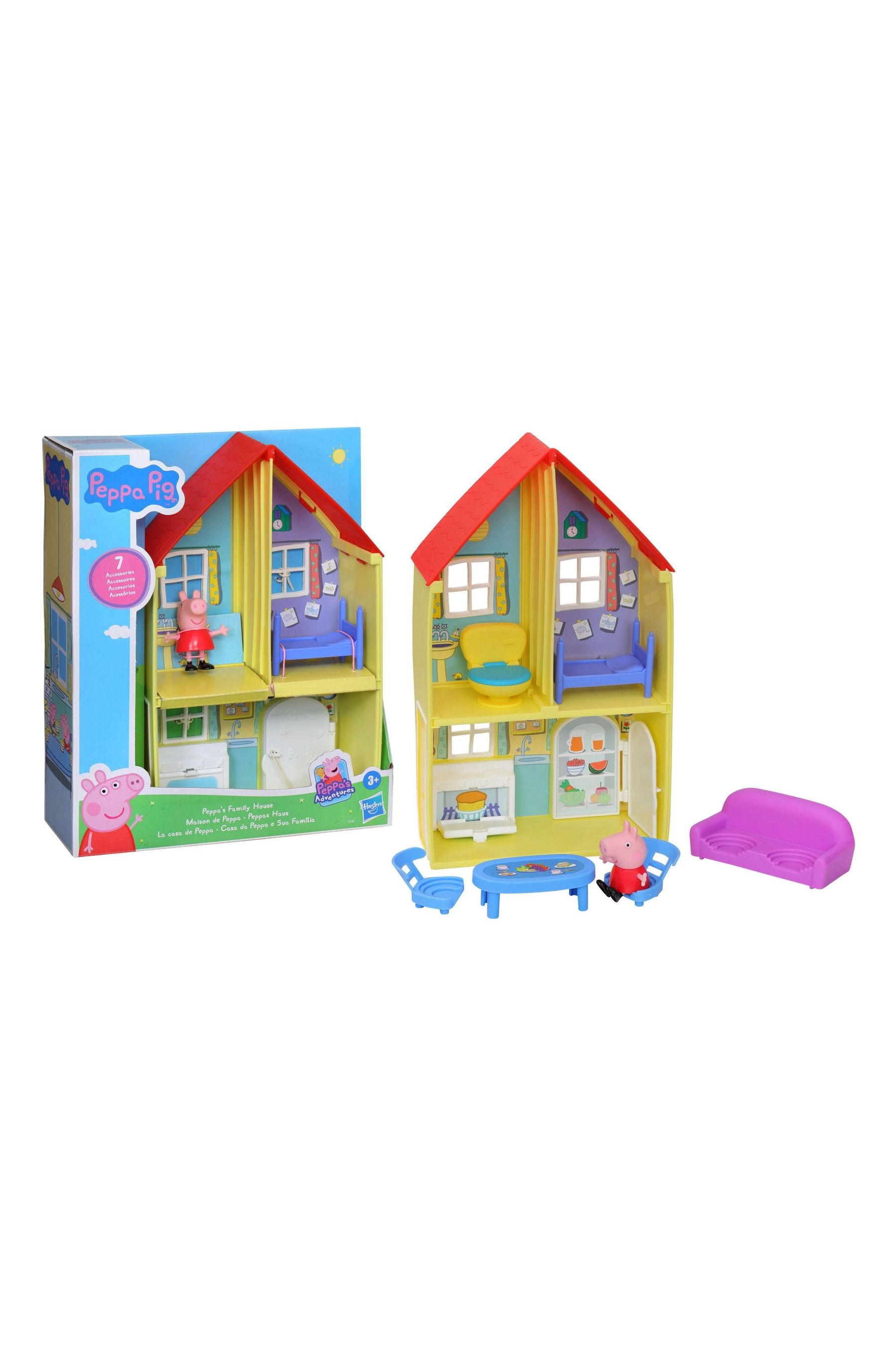 Peppa pig toy house building set deals
