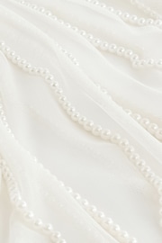 Ivory Cream Pearl Cape - Image 5 of 5