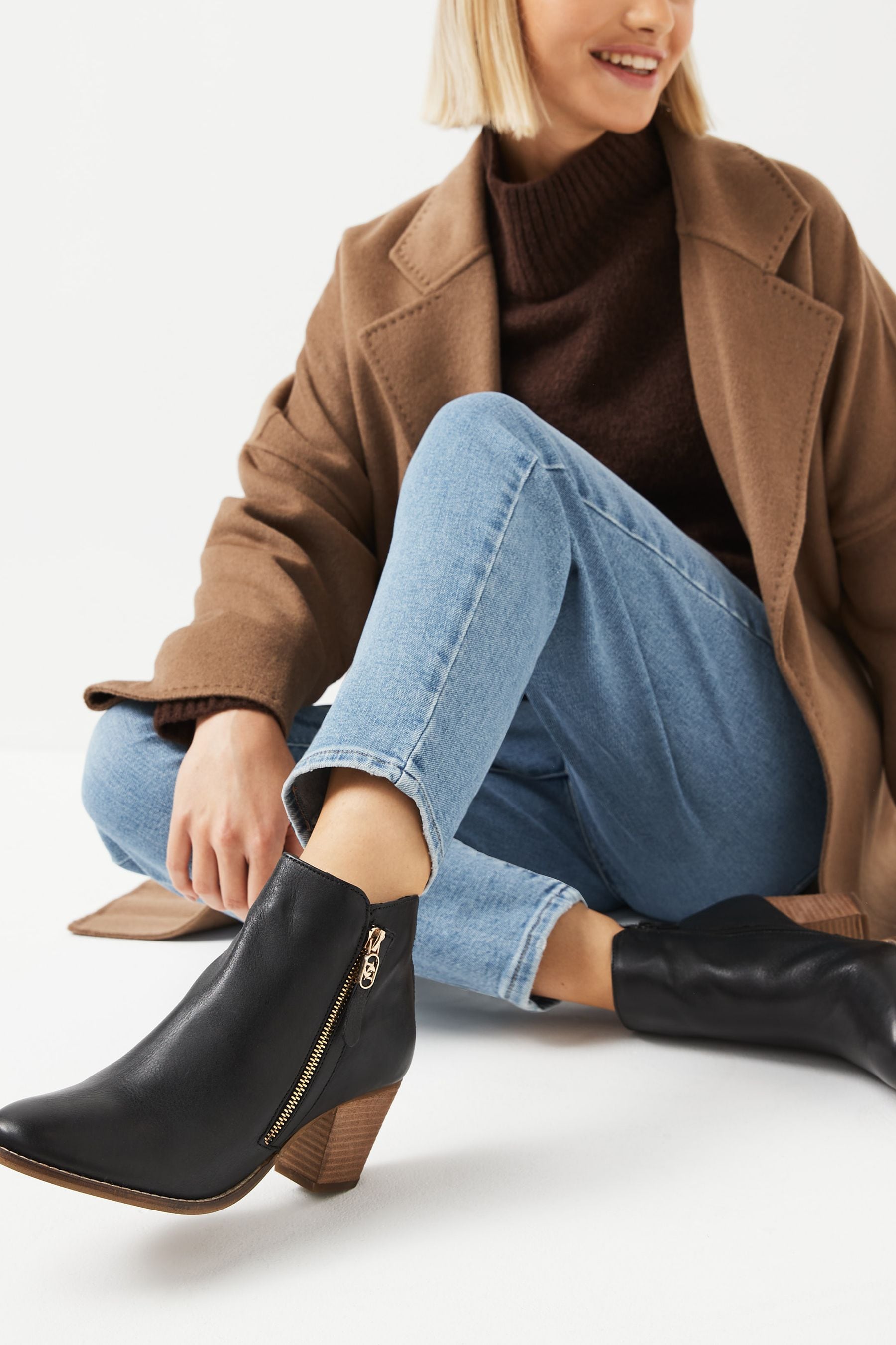 Dune blue ankle boots outlet