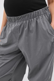 Charcoal Grey Maternity Utility Cargo Trousers - Image 4 of 7