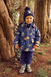 JoJo Maman Bébé Navy 3-In-1 Waterproof Jacket - Image 2 of 12