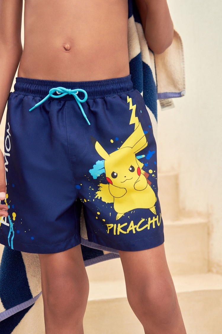 Pokemon Blue Swim Shorts (3-16yrs) - Image 1 of 7