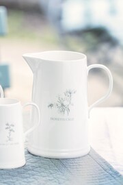 Mary Berry White Garden Honeysuckle Large Jug - Image 1 of 4