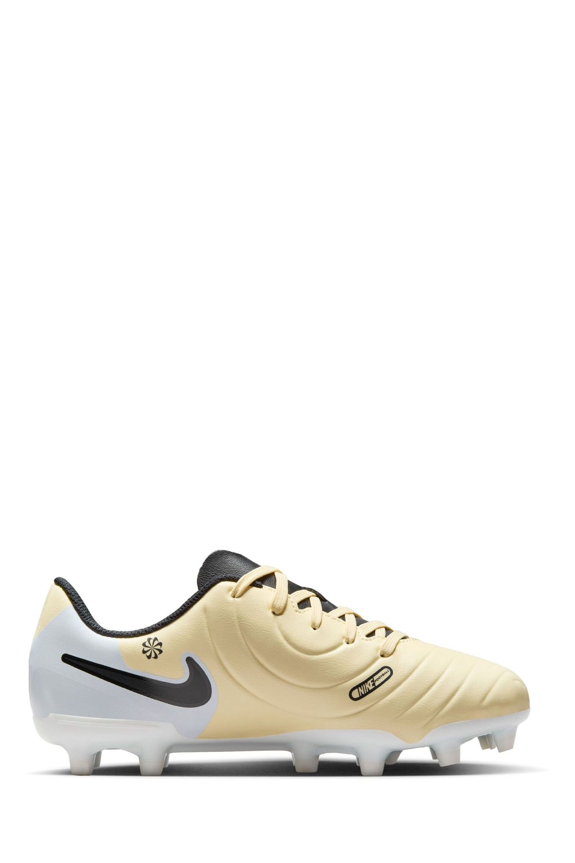 Nike Yellow Jr Tiempo Legend 10 Club Multi Ground Football Boots - Image 1 of 11