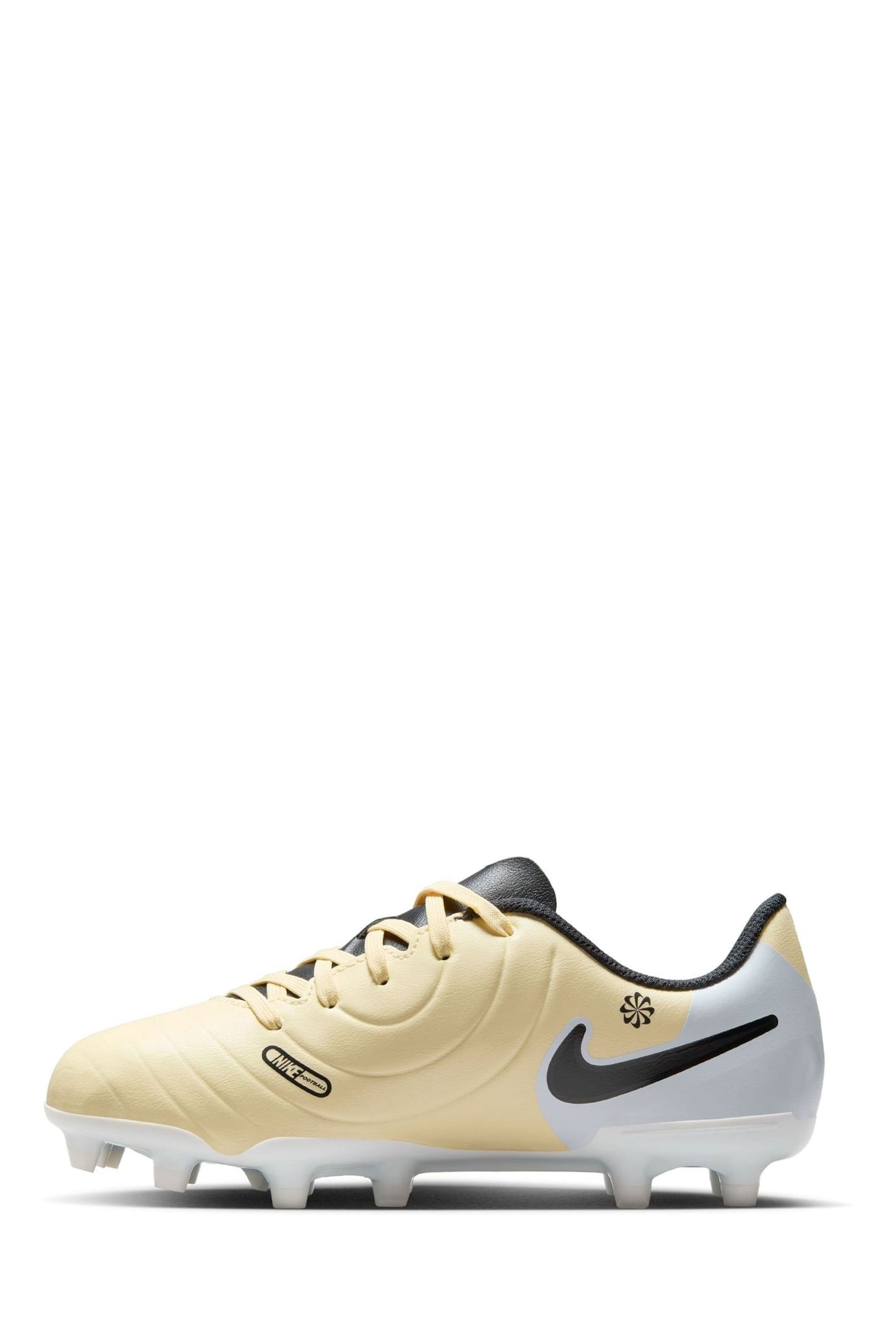 Nike Yellow Jr Tiempo Legend 10 Club Multi Ground Football Boots - Image 2 of 11