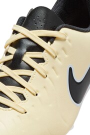 Nike Yellow Jr Tiempo Legend 10 Club Multi Ground Football Boots - Image 9 of 11