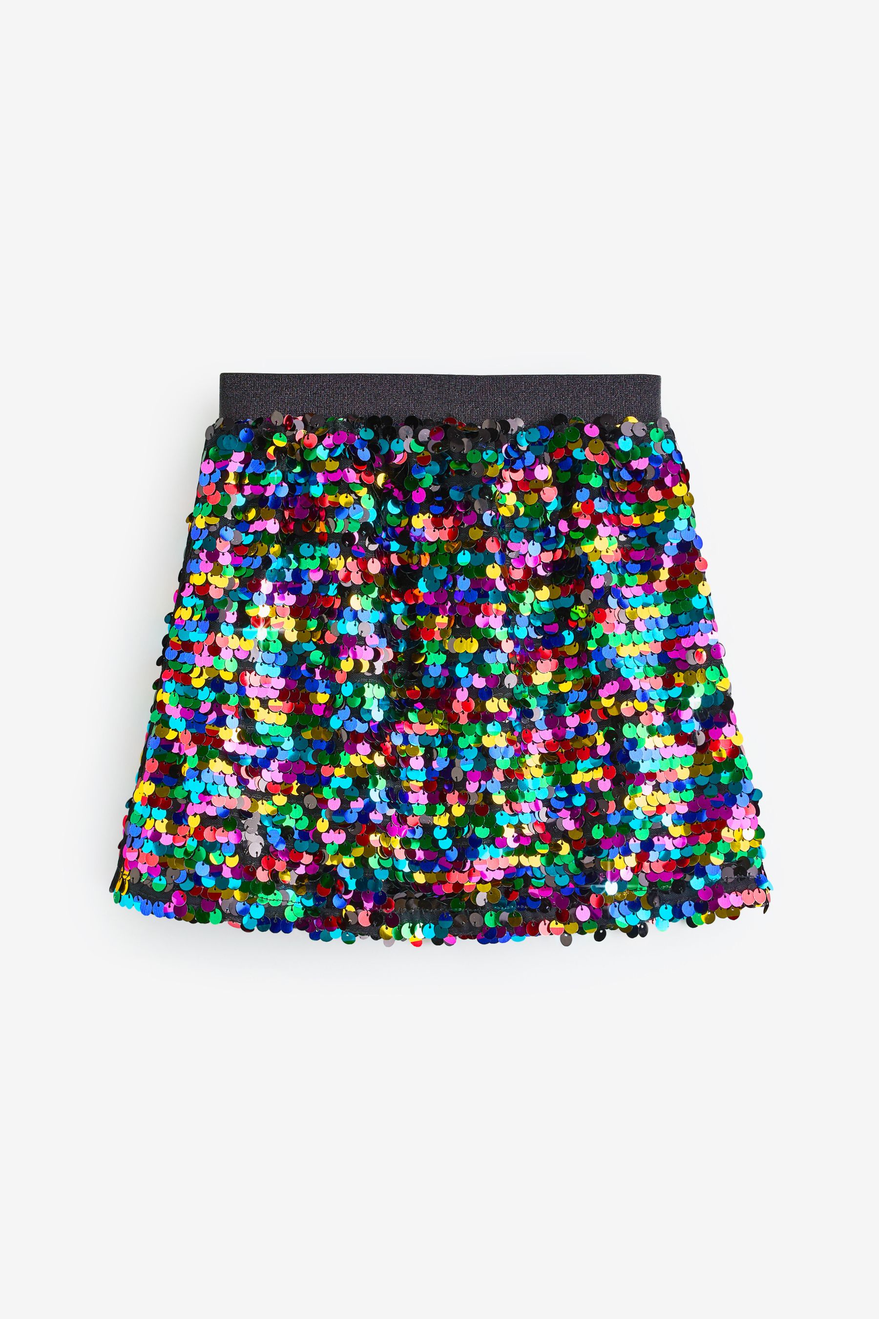 Rainbow sequin skirt girl best sale