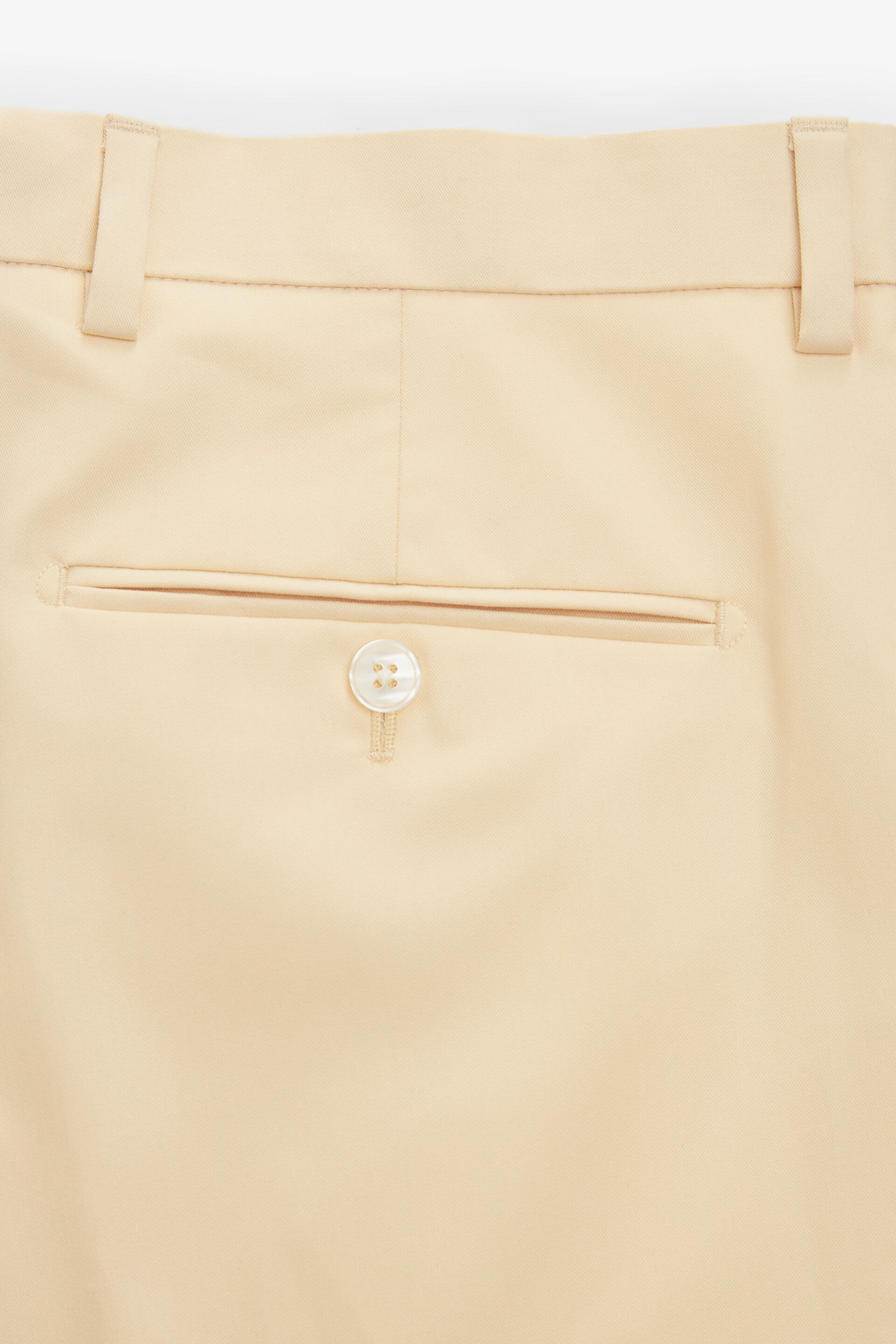 Yellow Slim Fit Motionflex Stretch Suit: Trousers - Image 8 of 9