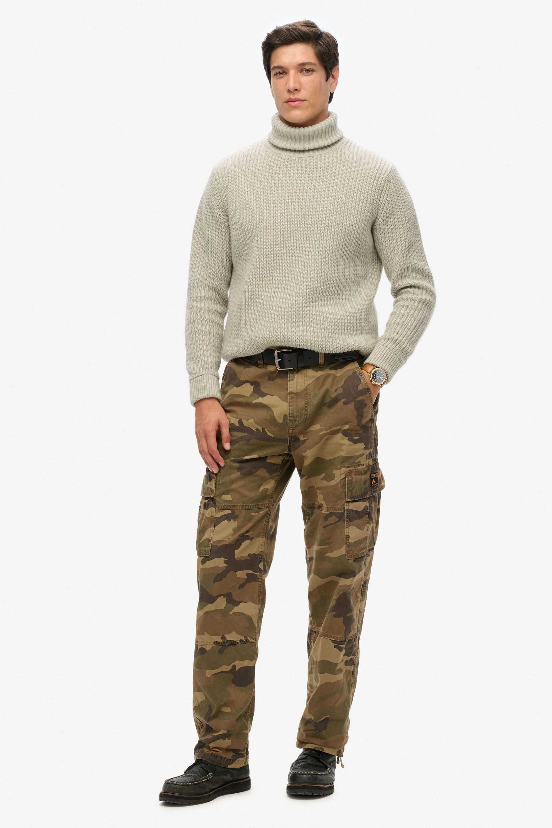 Superdry camo trousers online