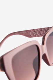 Mink Brown Square Sunglasses - Image 5 of 6
