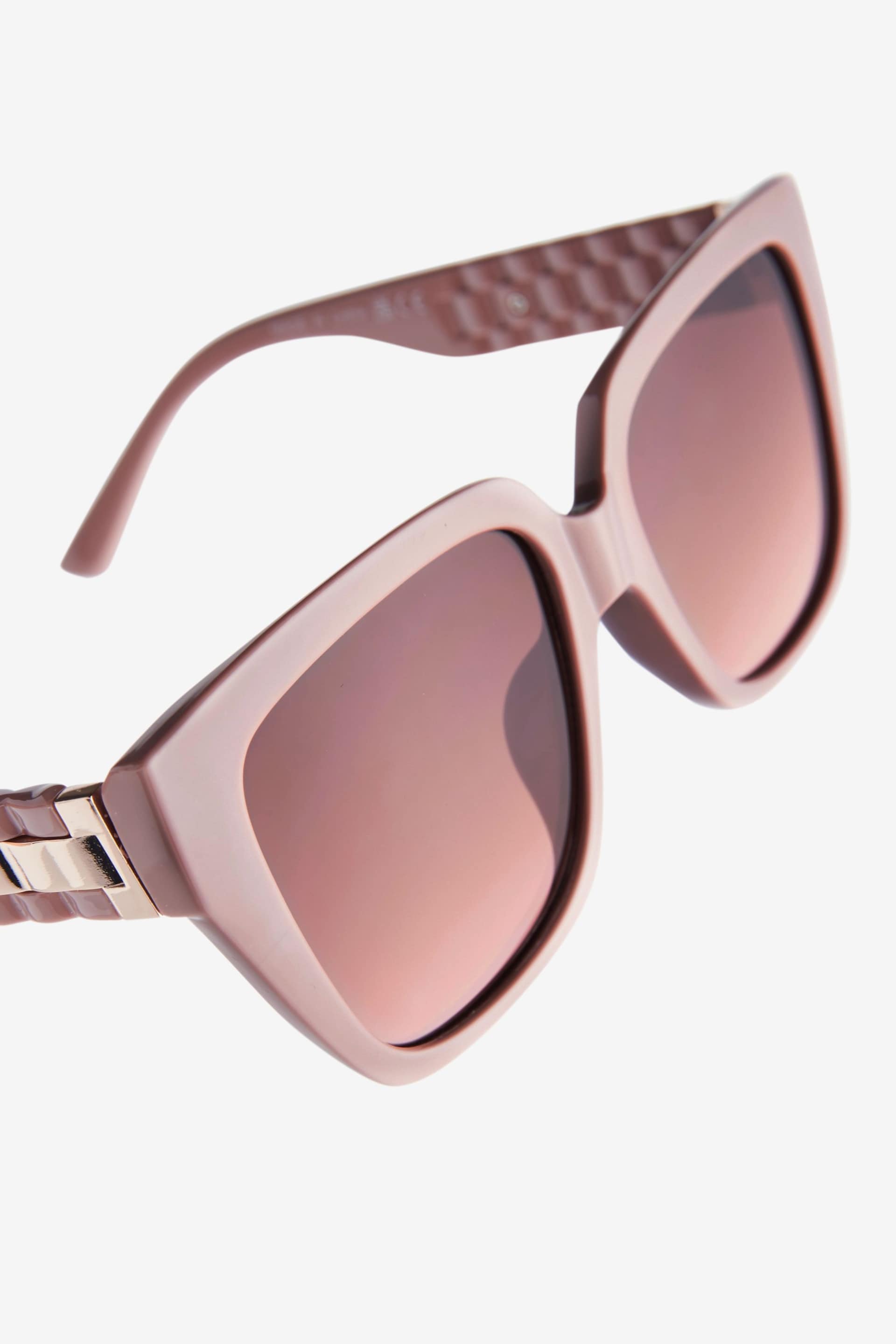 Mink Brown Square Sunglasses - Image 6 of 6