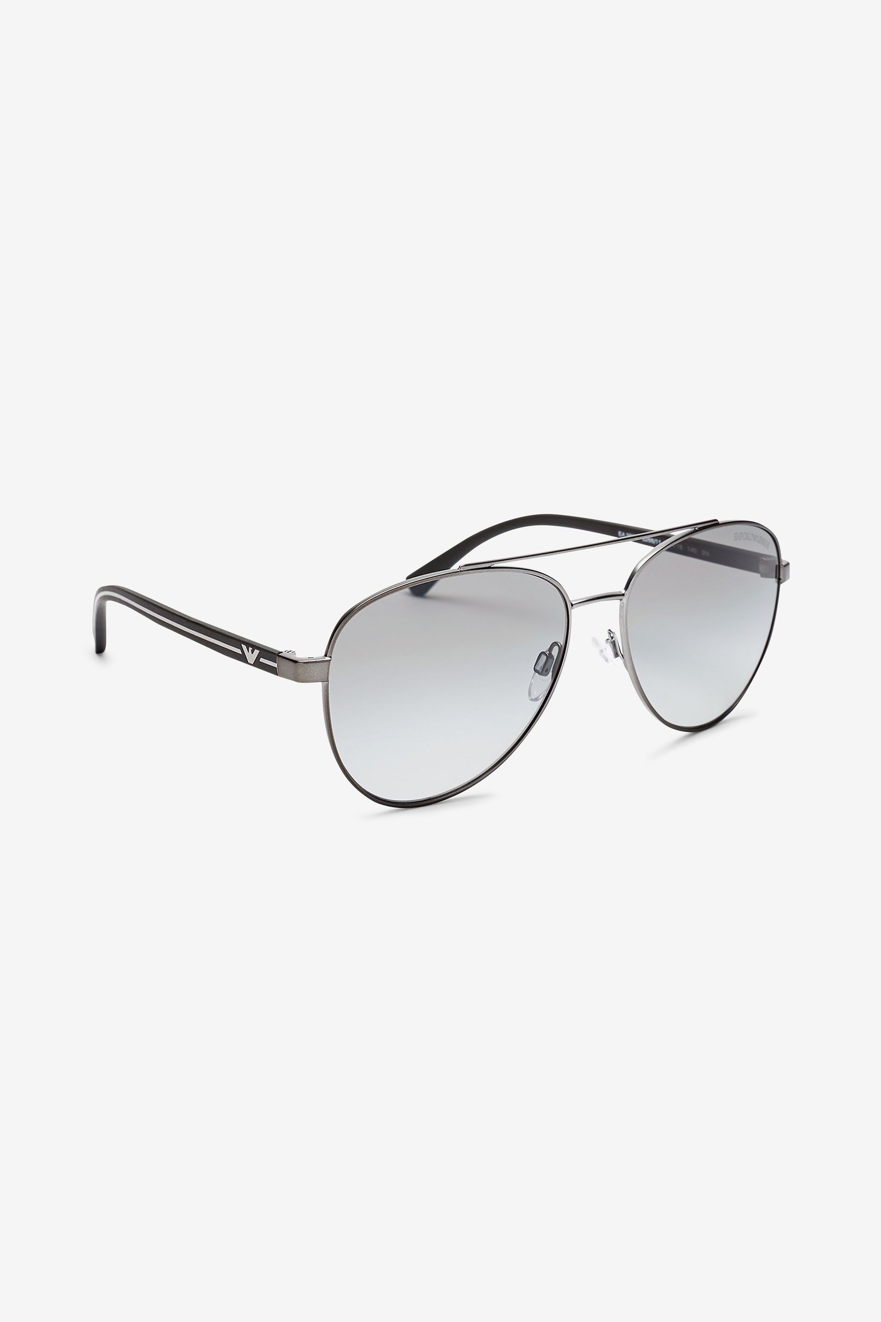 Buy Emporio Armani Silver Style Sunglasses from the Next UK online shop