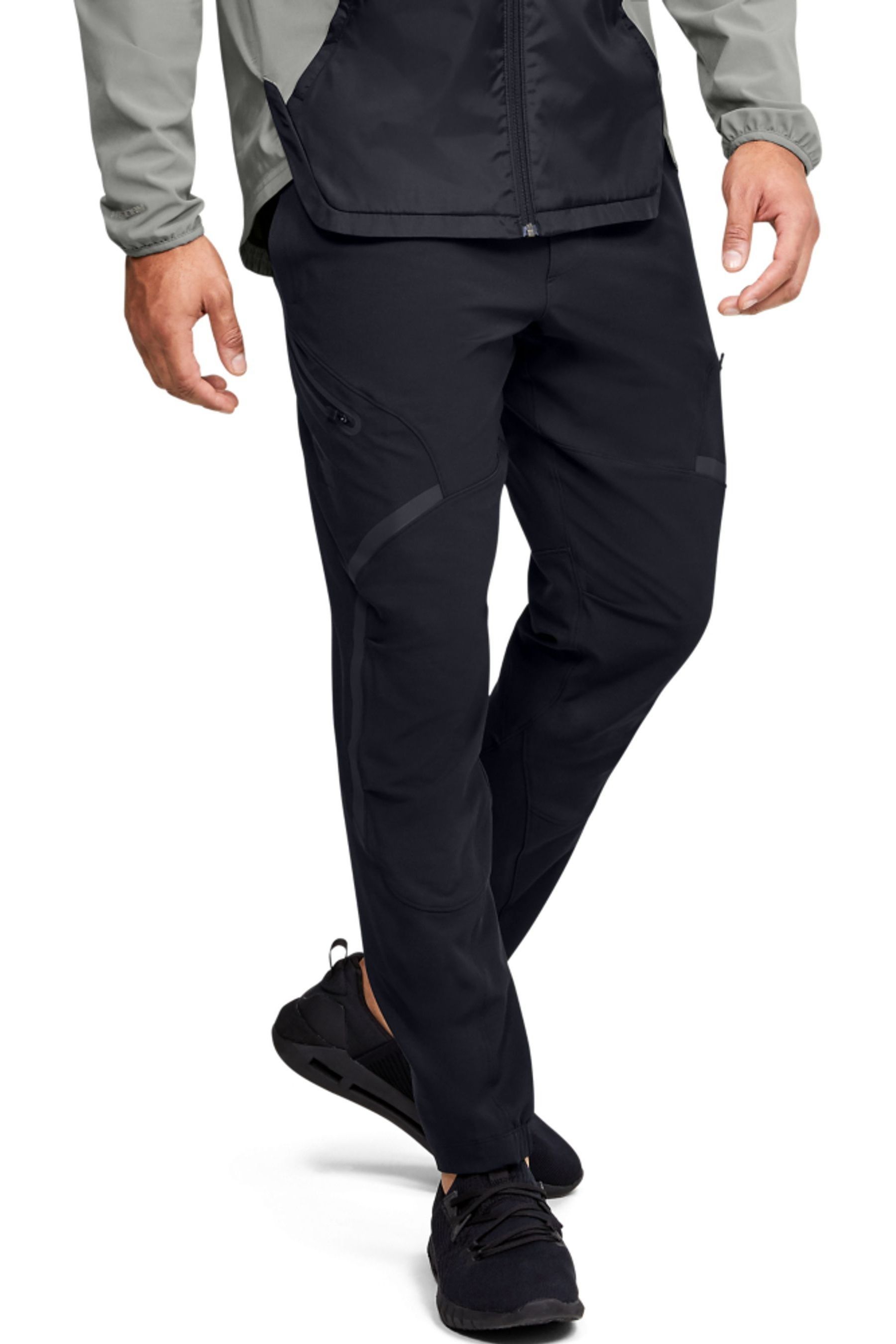 Buy Under Armour Black Unstoppable Woven Cargo Joggers from Next Netherlands