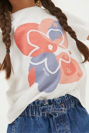 FatFace Natural Abstract Floral T-Shirt - Image 3 of 4