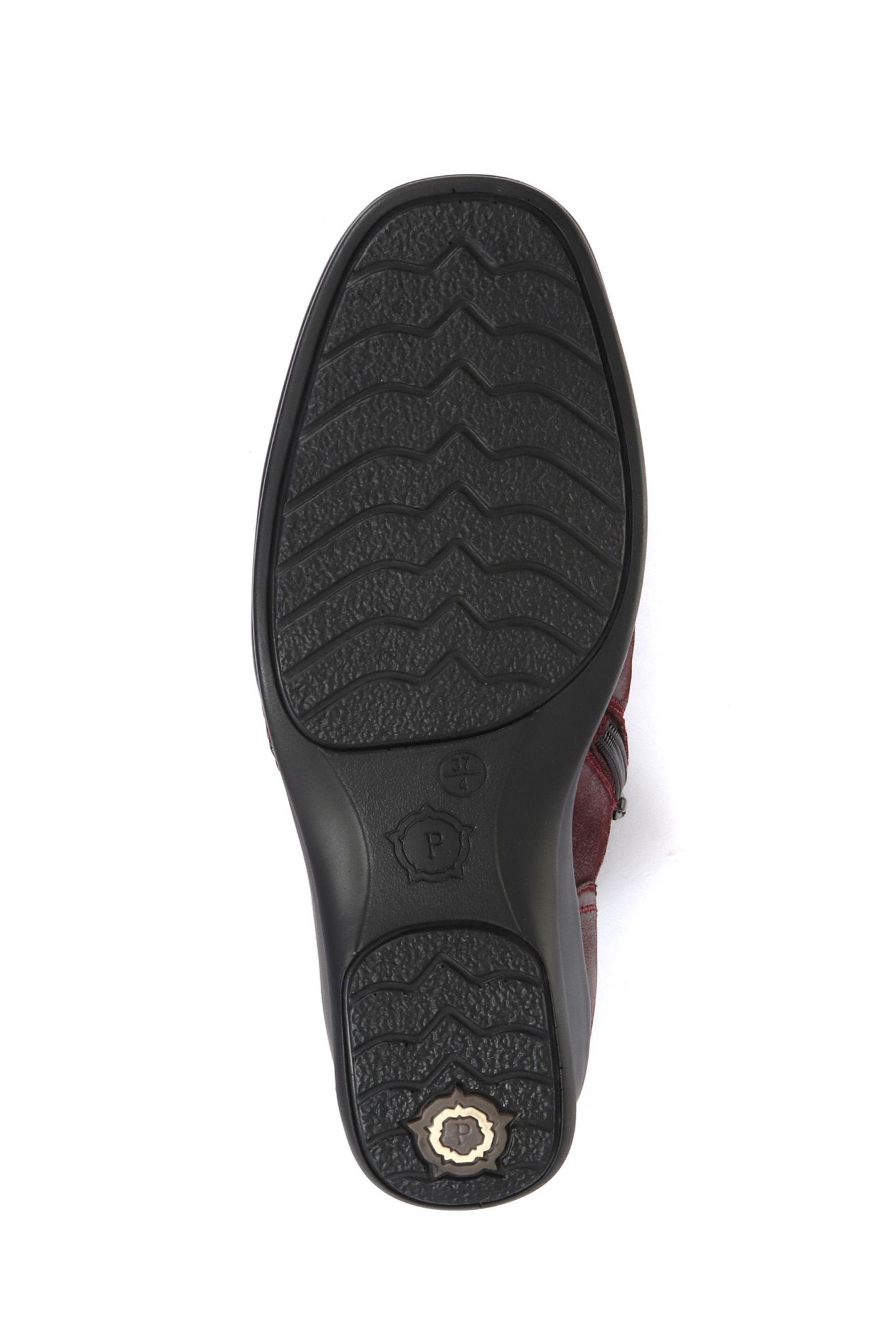 Pavers burgundy boots shop