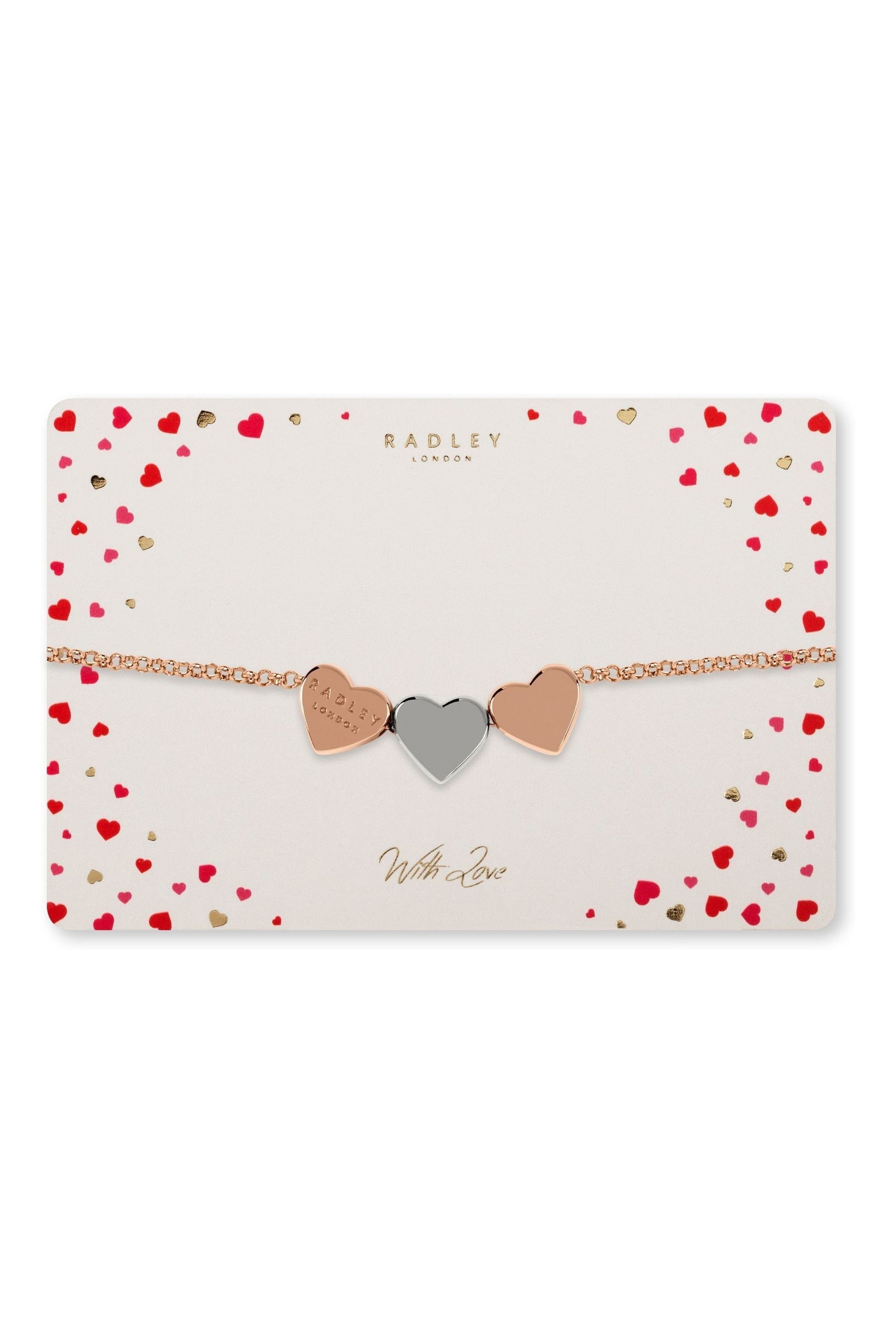 Buy Radley Plated Love Heart Necklace from the Next UK online shop