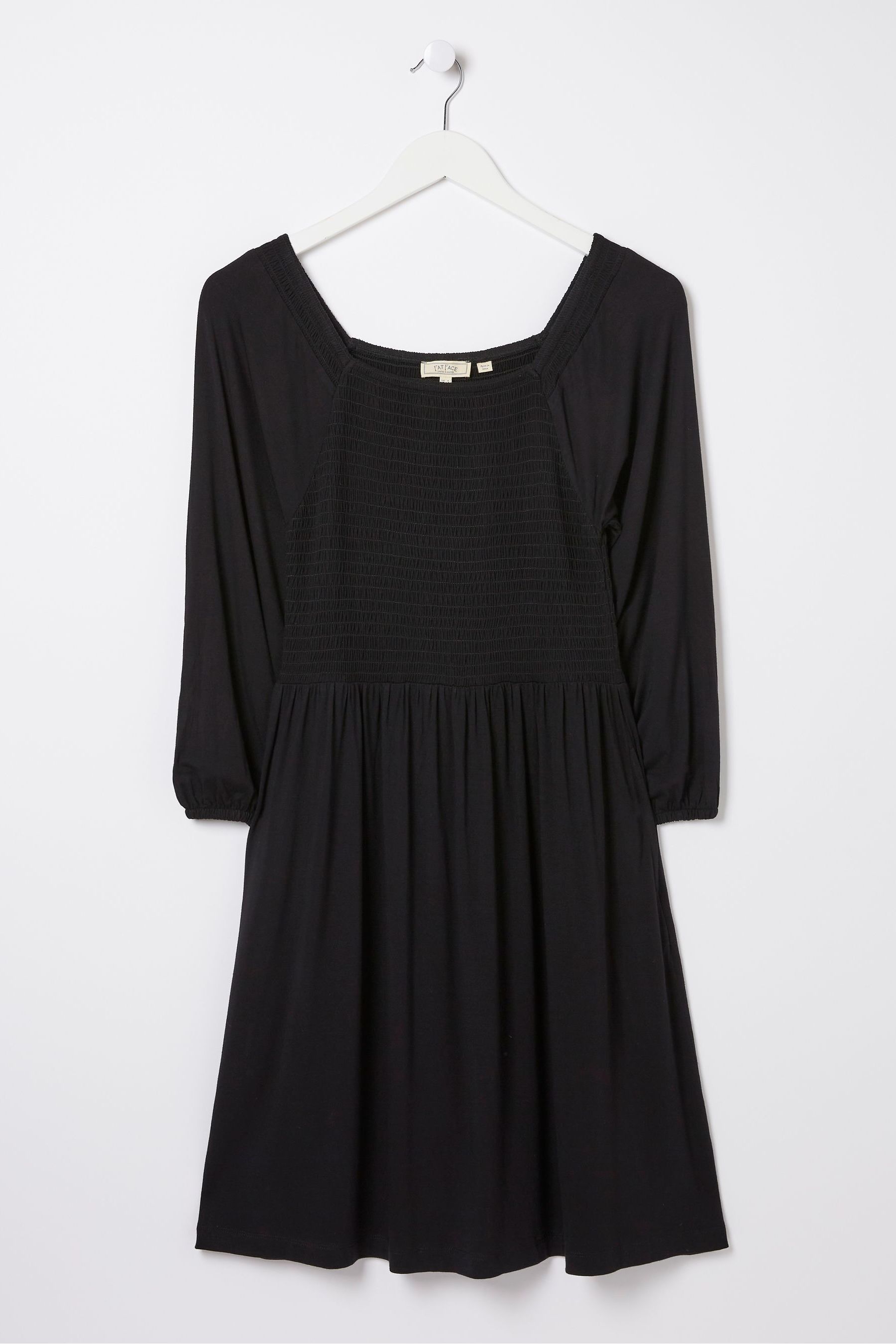 Buy FatFace Black Adeline Jersey Dress from Next Luxembourg