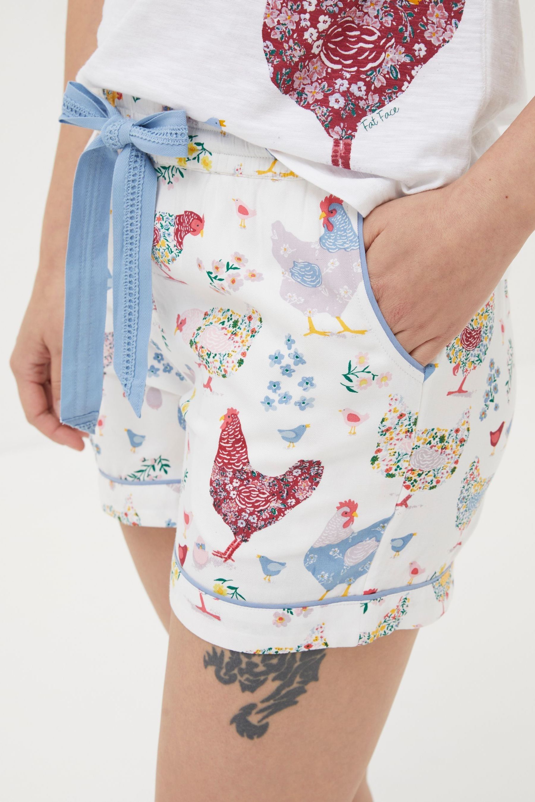 Buy FatFace Hetti Multi Hen Shorts from the Next UK online shop