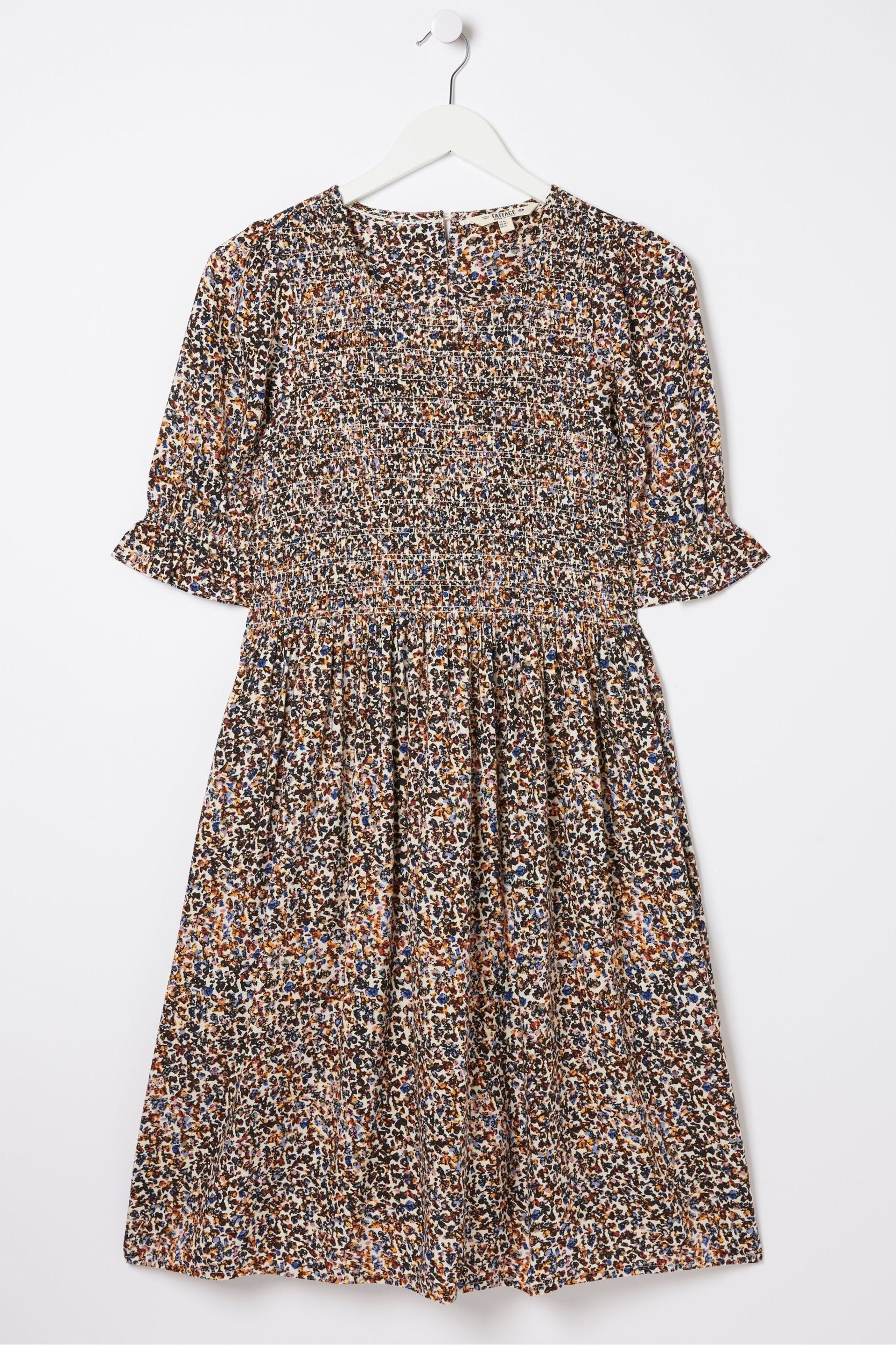 FatFace Multi Dappled Spot Dress - Image 5 of 5