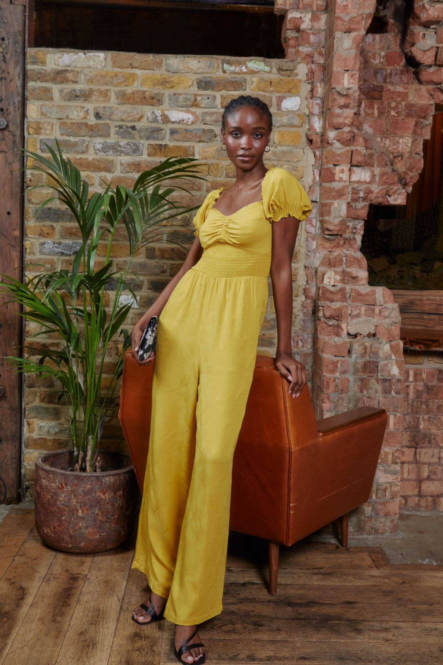 Buy FatFace Yellow Acacia Jumpsuit from Next Belgium