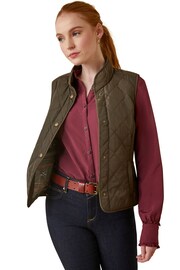 Ariat Green Woodside Gilet - Image 3 of 6