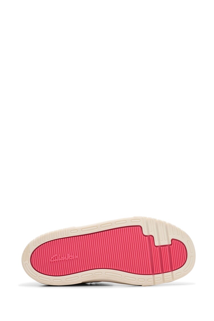 Clarks White Combi Oslo Bright Shoes - Image 7 of 7