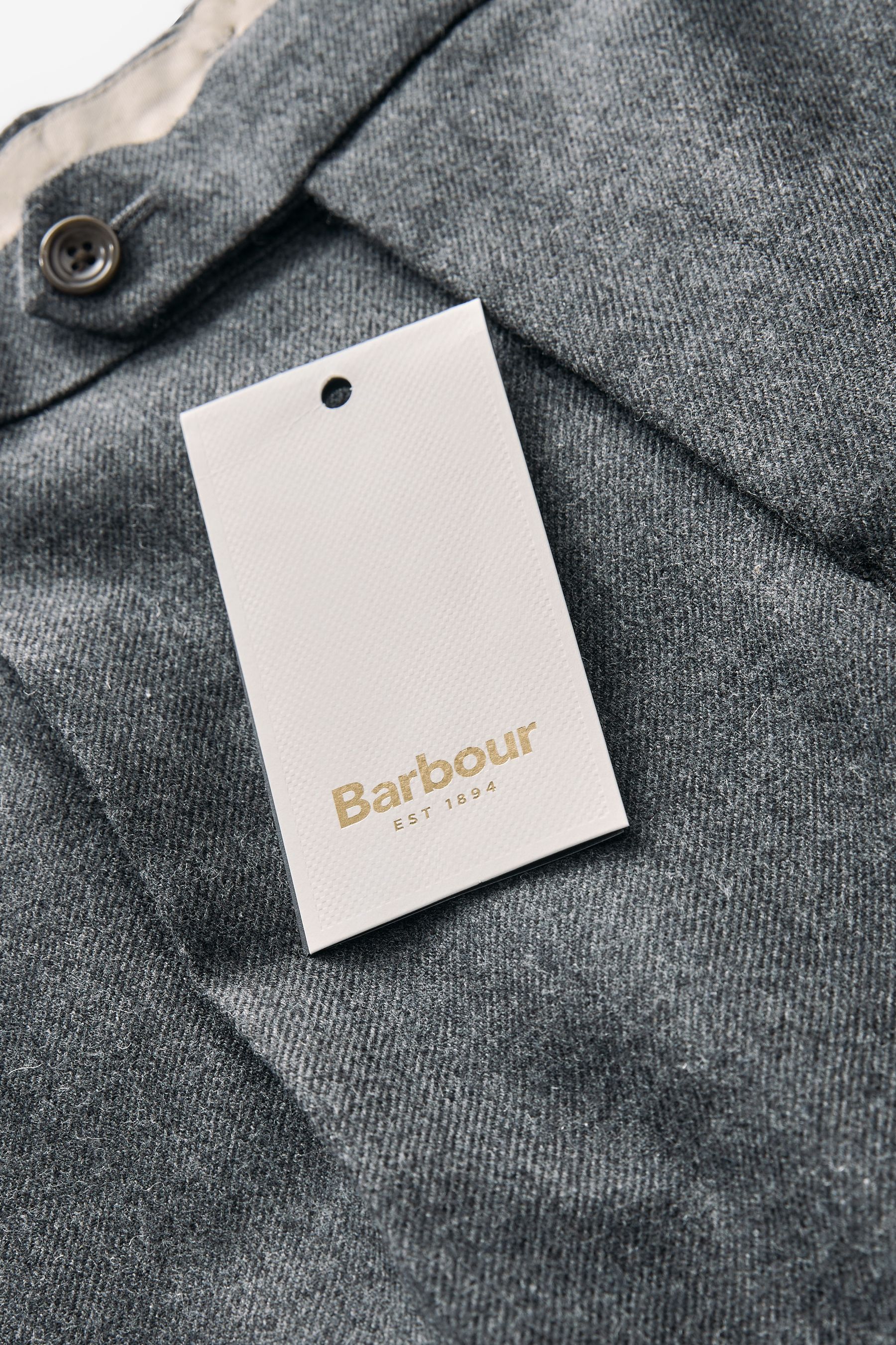 Buy Barbour Grey Flannel Trousers from the Next UK online shop