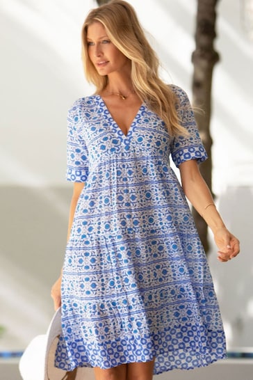 Aspiga Blue Santorini Dress