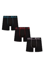 Pringle Black Super Soft Bamboo Boxers 3 Pack - Image 1 of 5