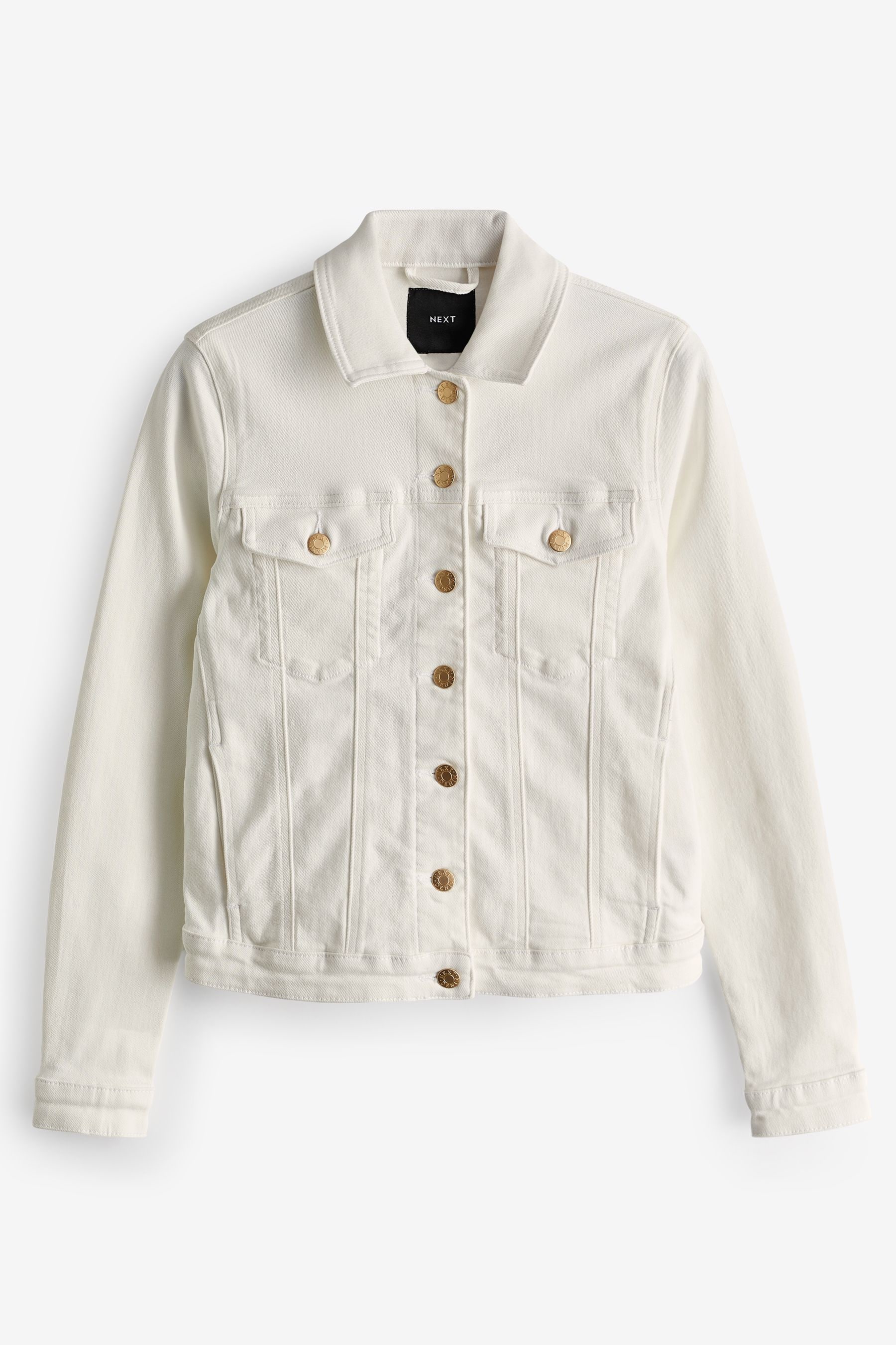 Buy White Denim Jacket from the Next UK online shop