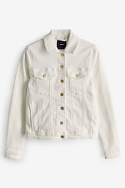 White Denim Jacket - Image 5 of 6