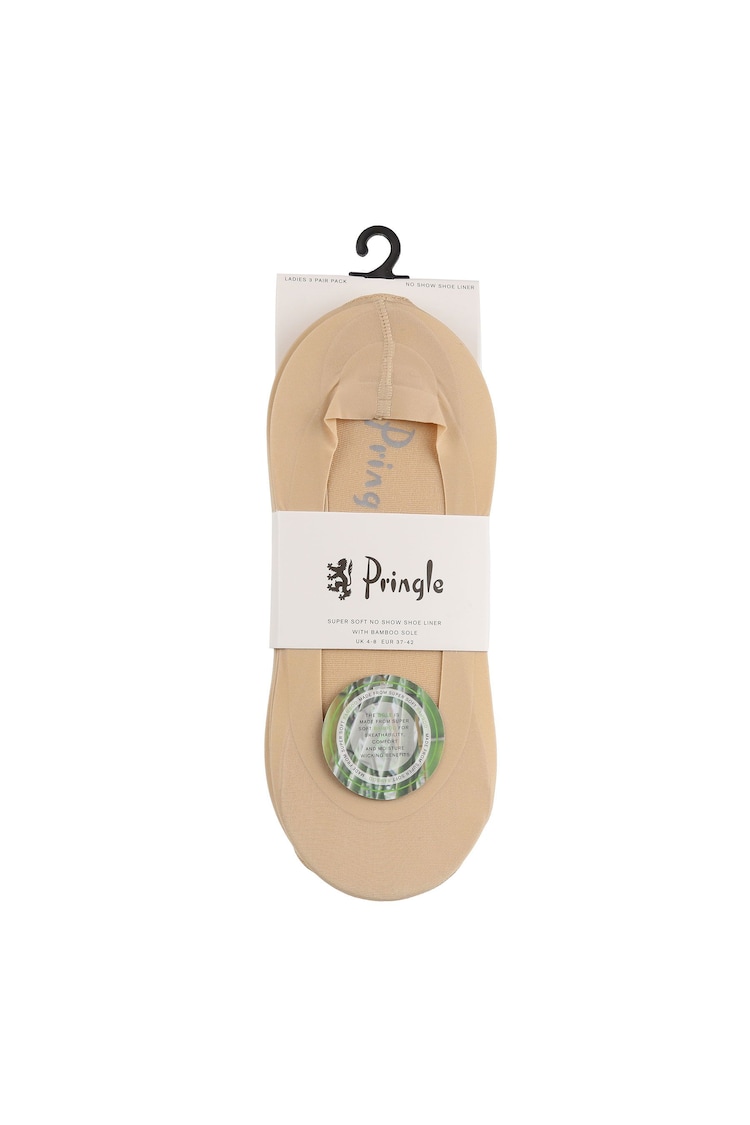 Pringle Nude Bamboo Super Low Cut No Show Socks - Image 4 of 4