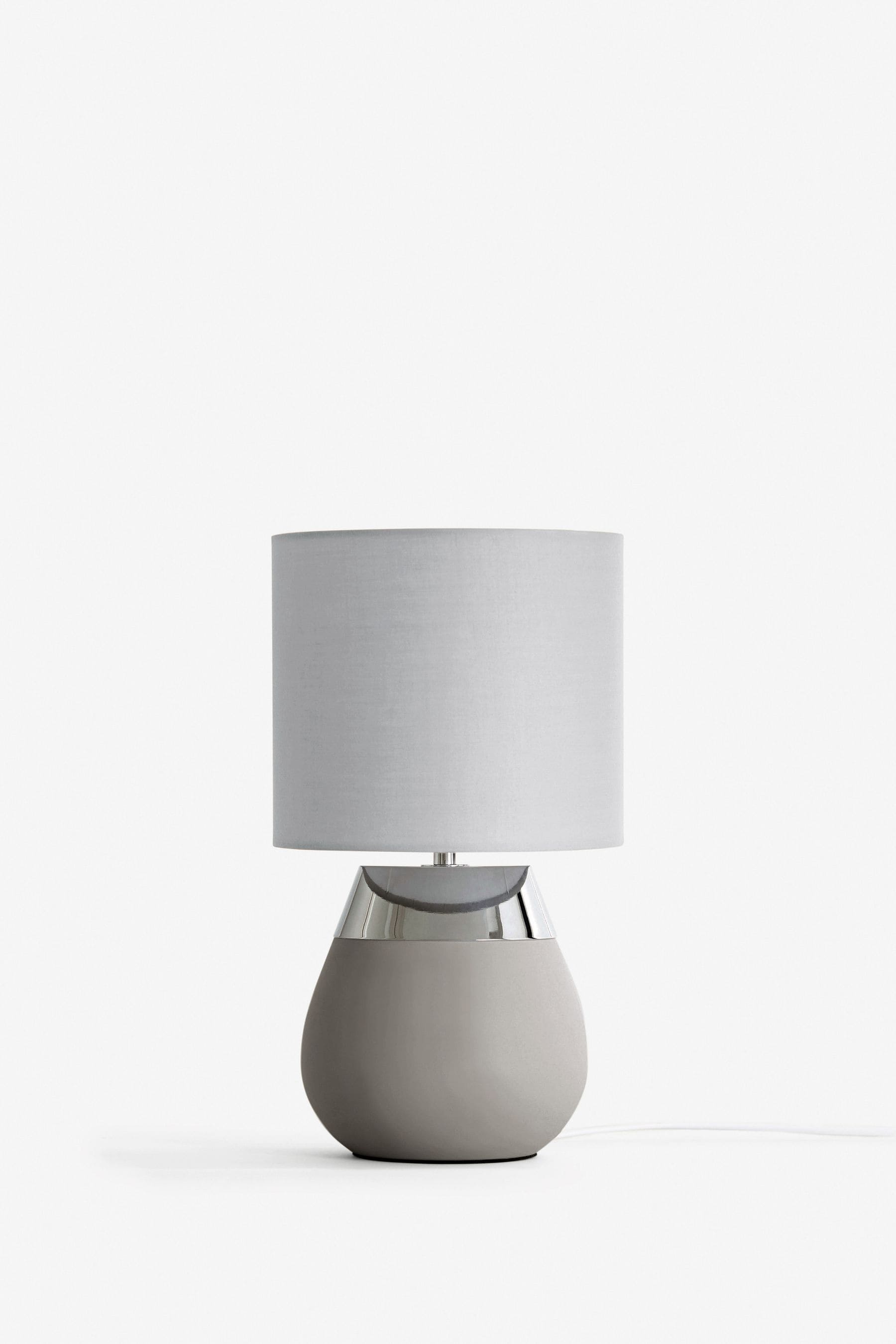 Next bedside lamps hot sale grey