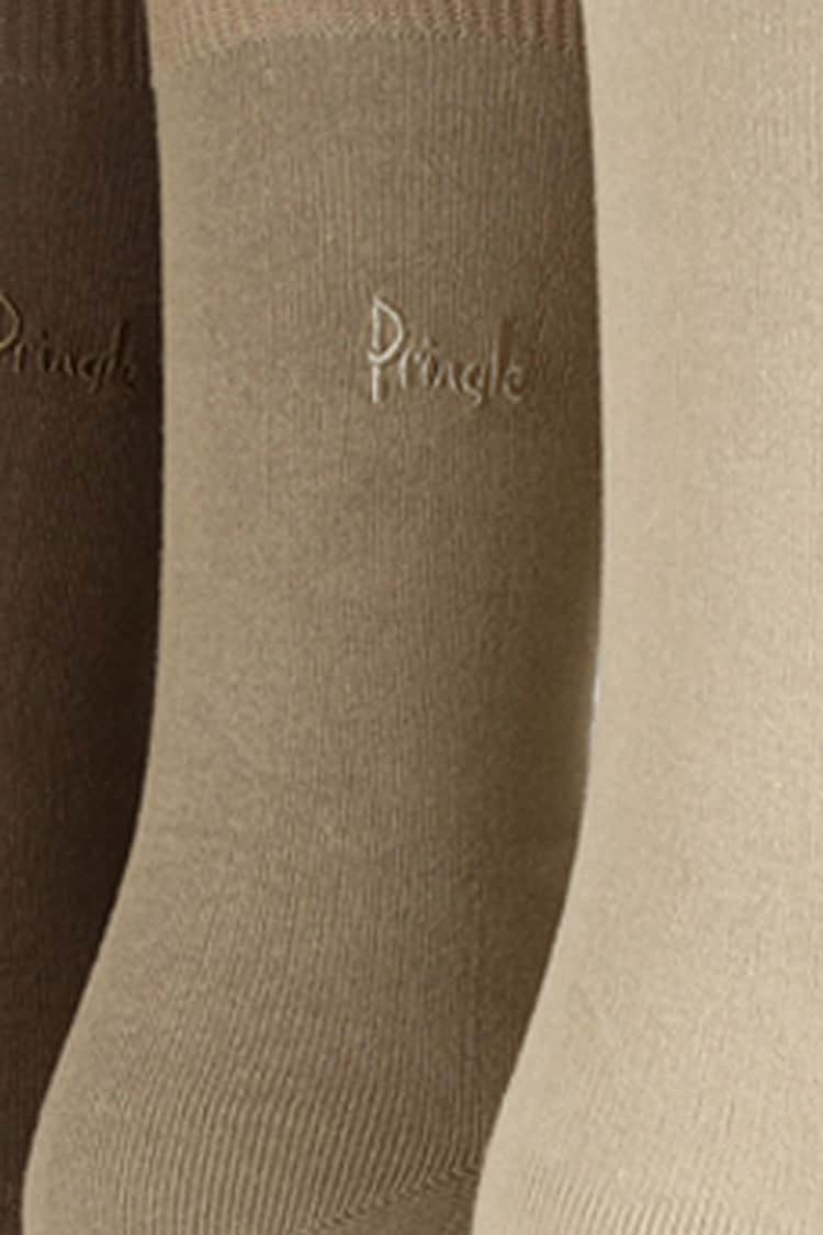 Pringle Classic Plain Crew Socks 3 Pack - Imagen 5 de 5