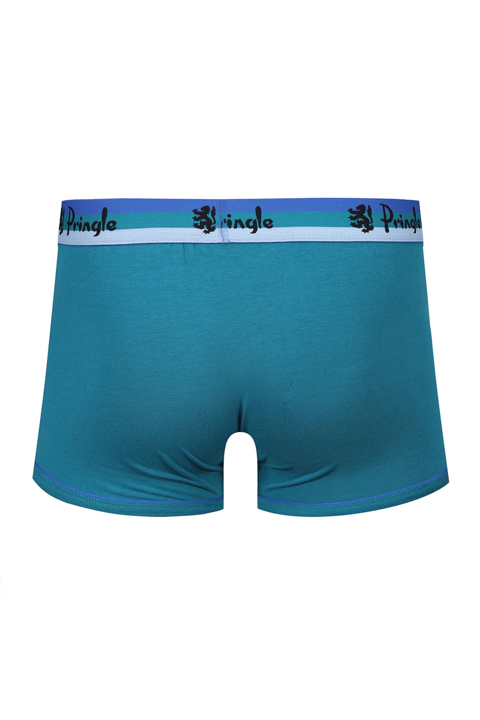 Pringle Blue Fashion Waistband Cotton Trunks - Image 5 of 5