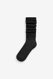 Pringle Black Classic Super Soft Slouch Socks - Image 2 of 2