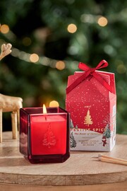 Red Festive Spice Mini Scented Candle - Image 1 of 3