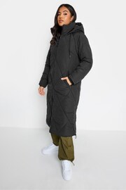 PixieGirl Petite Black Diamond Puffer Coat - Image 2 of 5