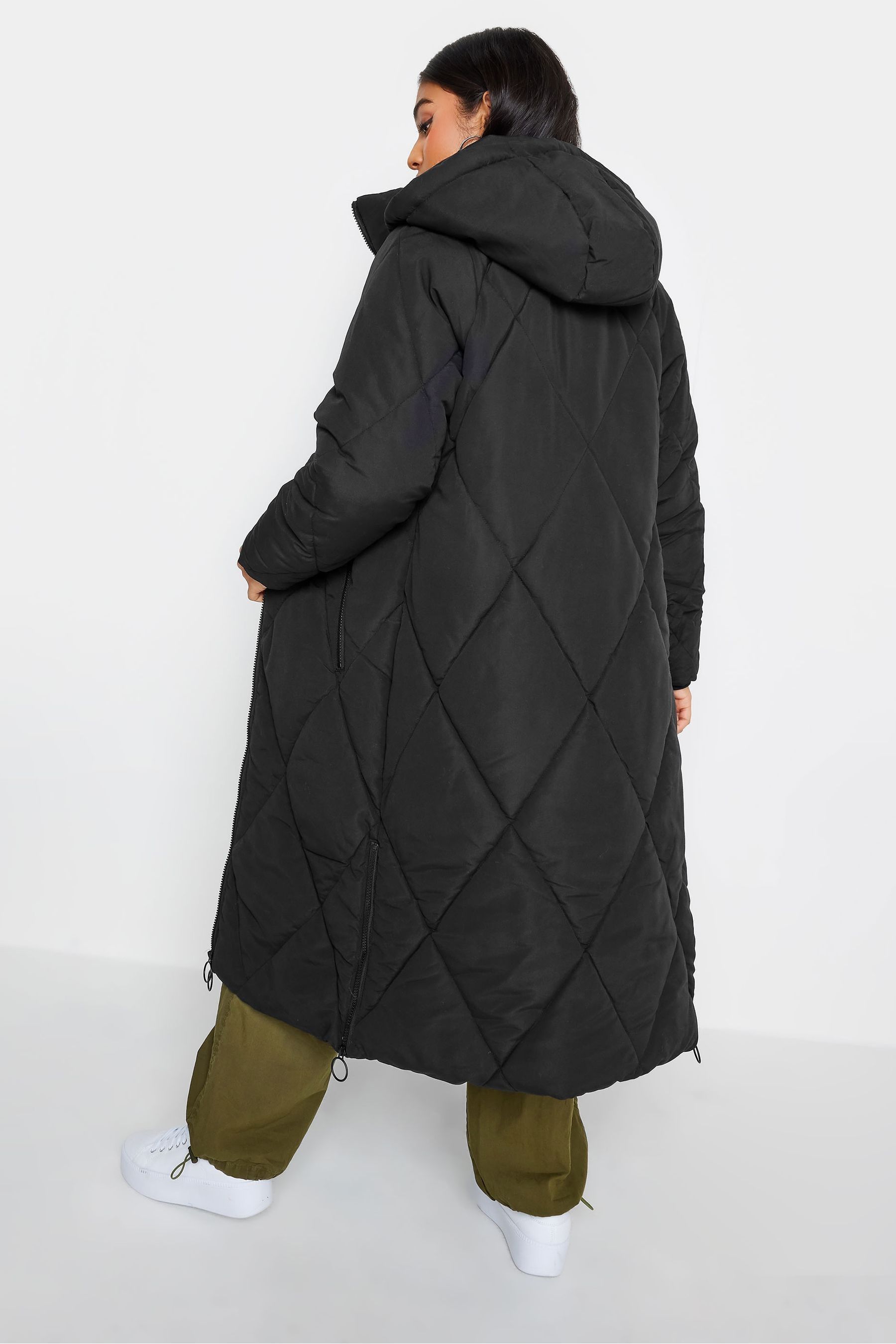 Petite black on sale padded coat