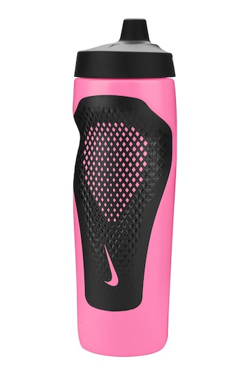 Nike Pink Refuel Grip Water Bottle 710ml