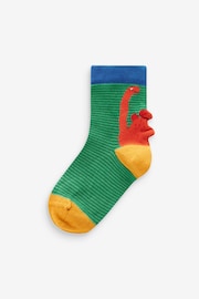 Bright Dino 10 Pack Cotton Rich Socks - Image 10 of 11