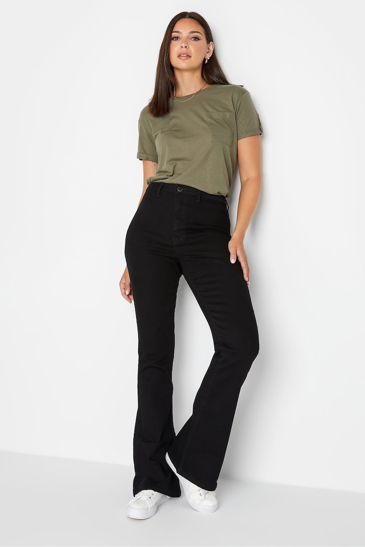 Long Tall Sally Black Flare Jeans - Image 2 of 3