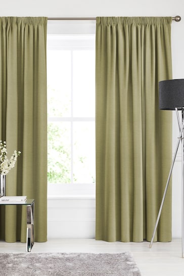 Olive Green Soho Made To Measure Curtains