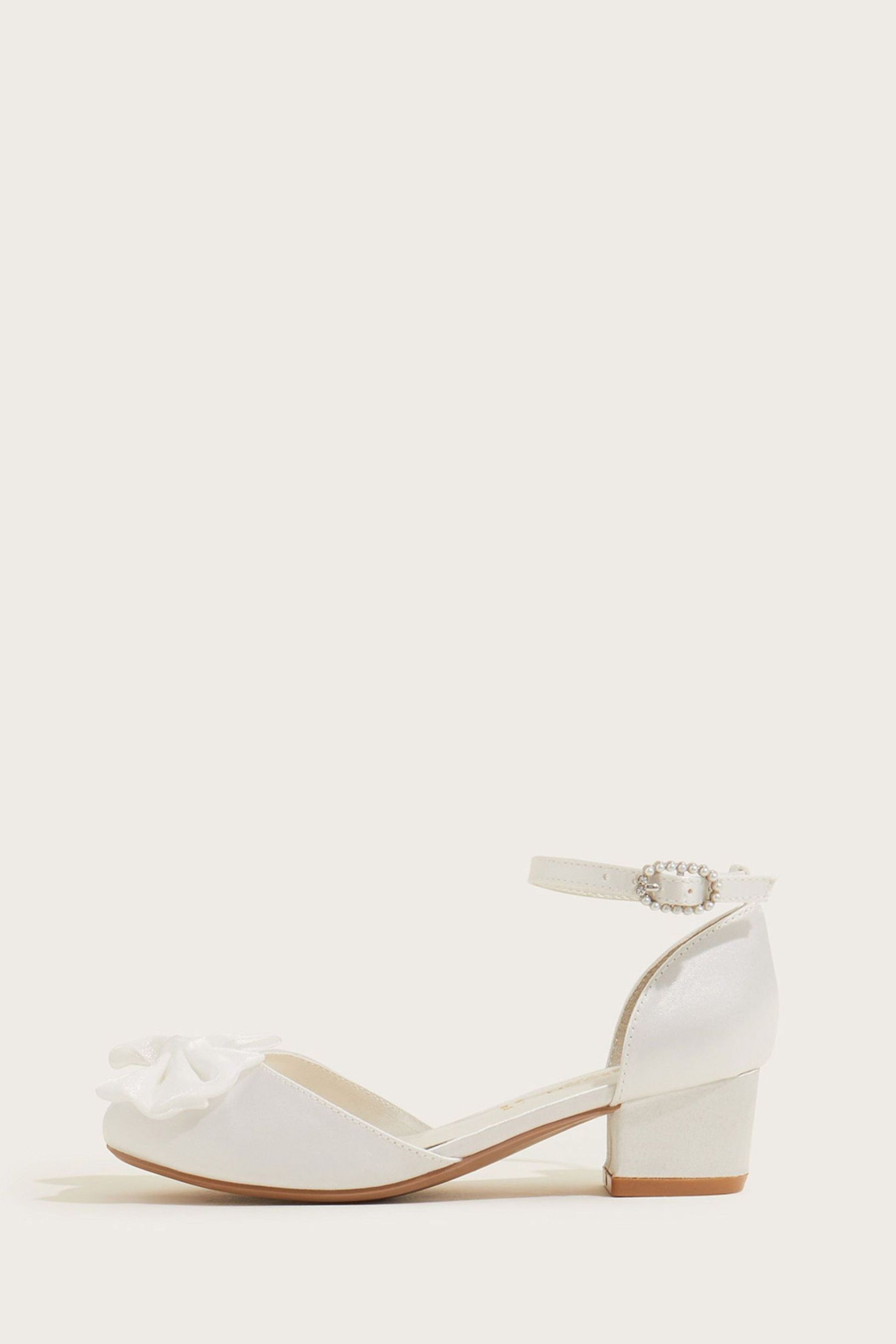 Buy Monsoon White Communion Bow Two Part Heels from Next Austria